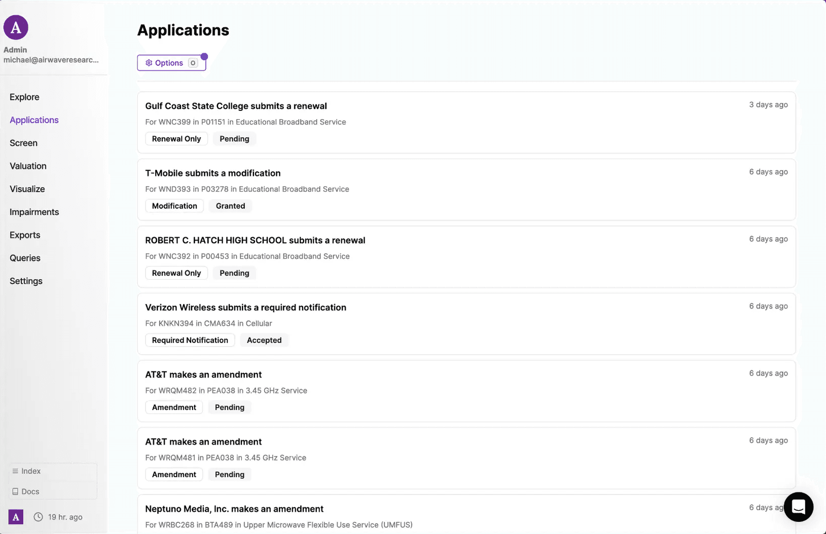 The Applications Module