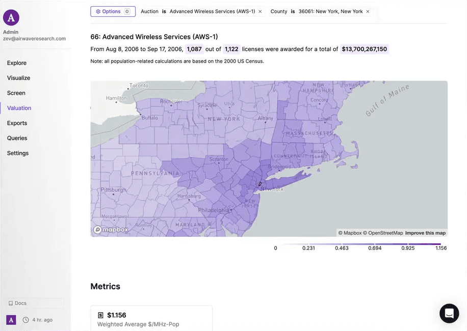 Announcing the Airwave Valuation Module